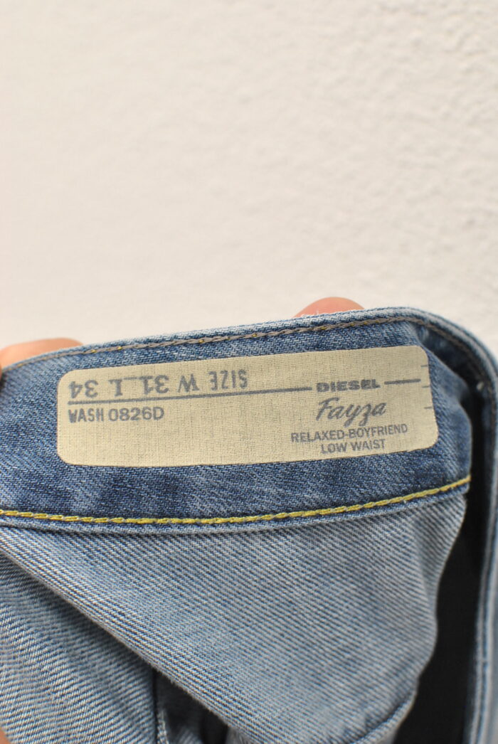 Diesel Fayza Relaxed-Boyfriend low waist blug de femei marimea 31  cu 34 - imagine 5