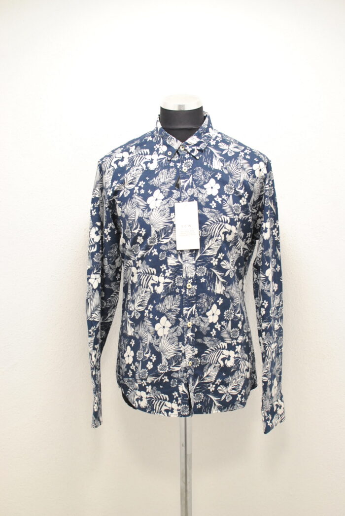 SCW camasa de linen+bumbac marimea M/L - imagine 1