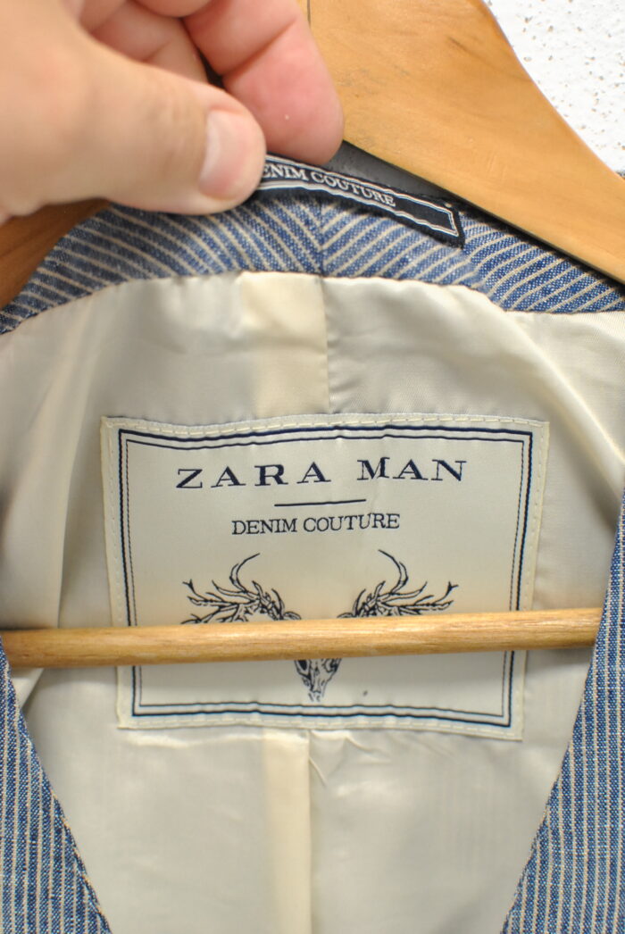 Zara Man vesta de linen pentru barbati marimea S - imagine 2