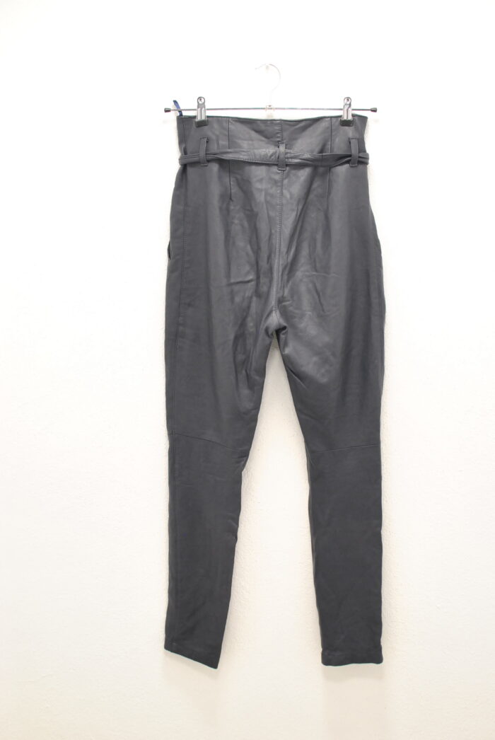 Bel Air pantalon vintage de piele , talie inalta , marimea 36 sau S/M - imagine 4