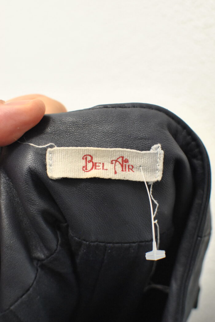 Bel Air pantalon vintage de piele , talie inalta , marimea 36 sau S/M - imagine 5