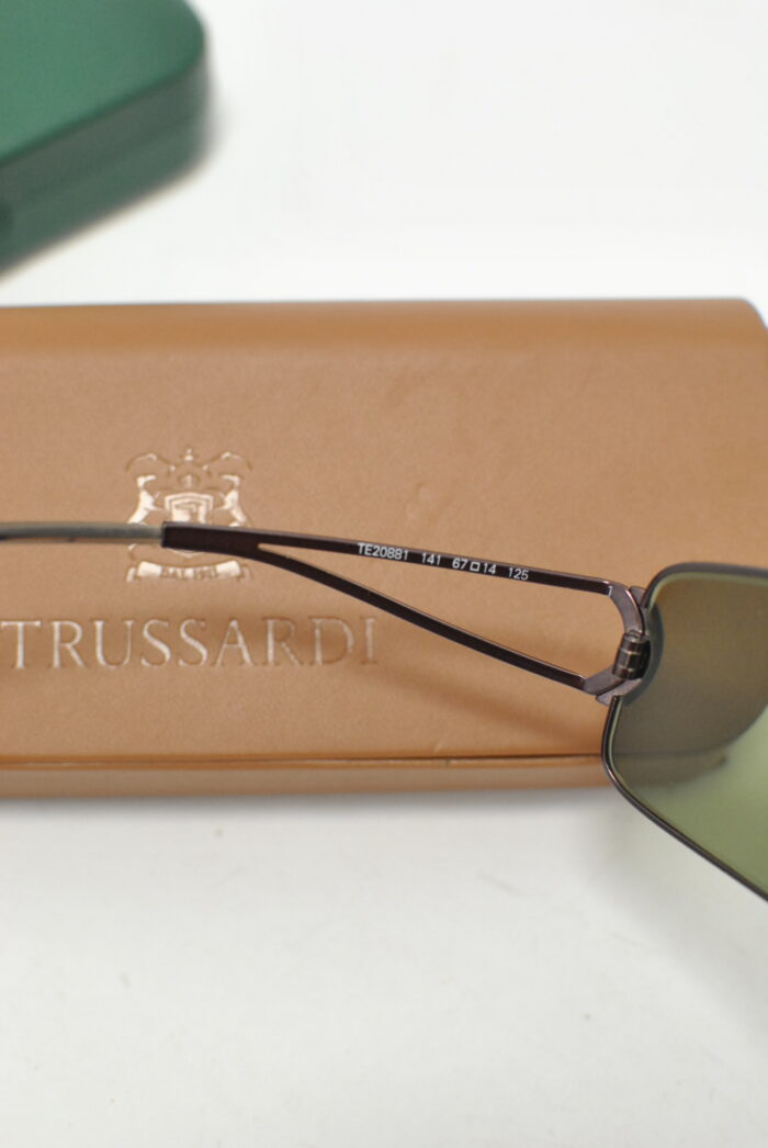 Trussardi ocheari de soare , vintage , model unisex - imagine 11