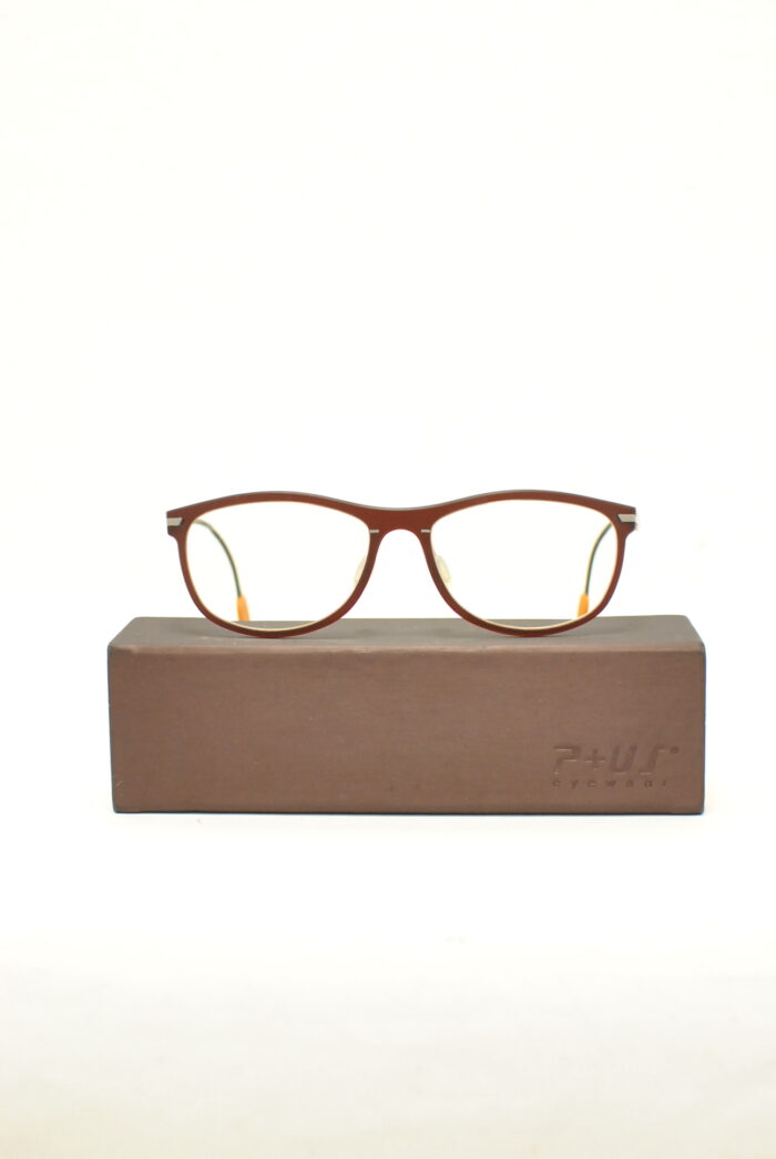 P+US Eyewear rame ochelari de vedere , rame de aluminiu , model de femei - imagine 3