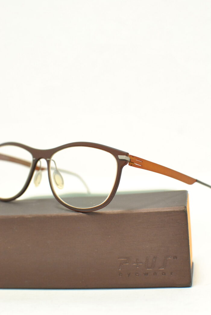 P+US Eyewear rame ochelari de vedere , rame de aluminiu , model de femei - imagine 6