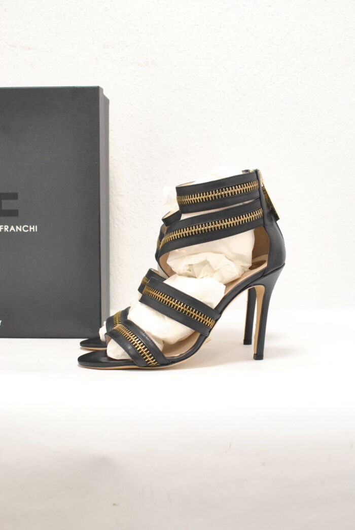 Elisabetta Franchi sandale elegante de piele marimea 37 sau 23.5 cm - imagine 6