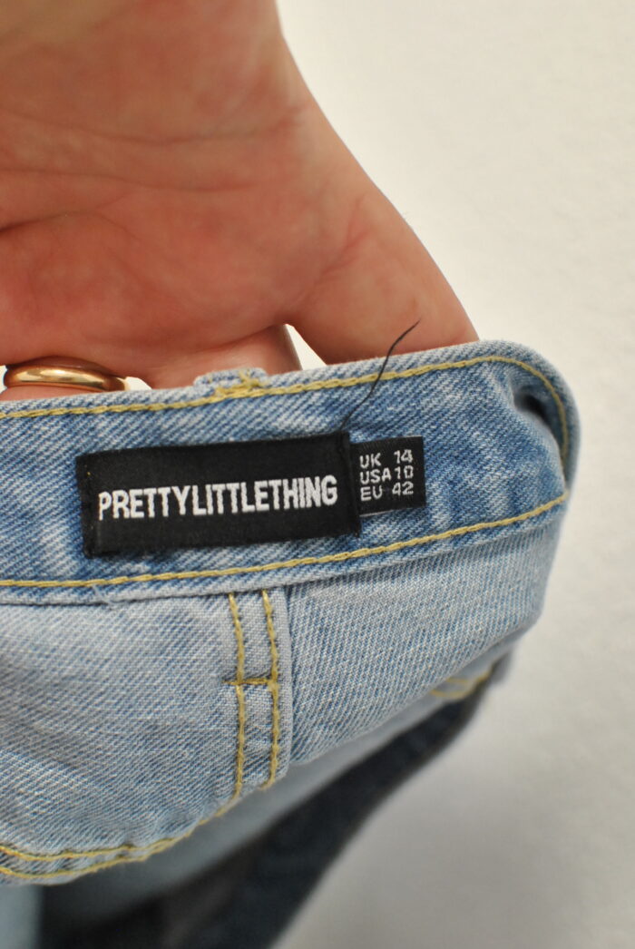 PrettyLittleThing pantalon scurt de blug pentru femei marimea 42 sau L - imagine 4