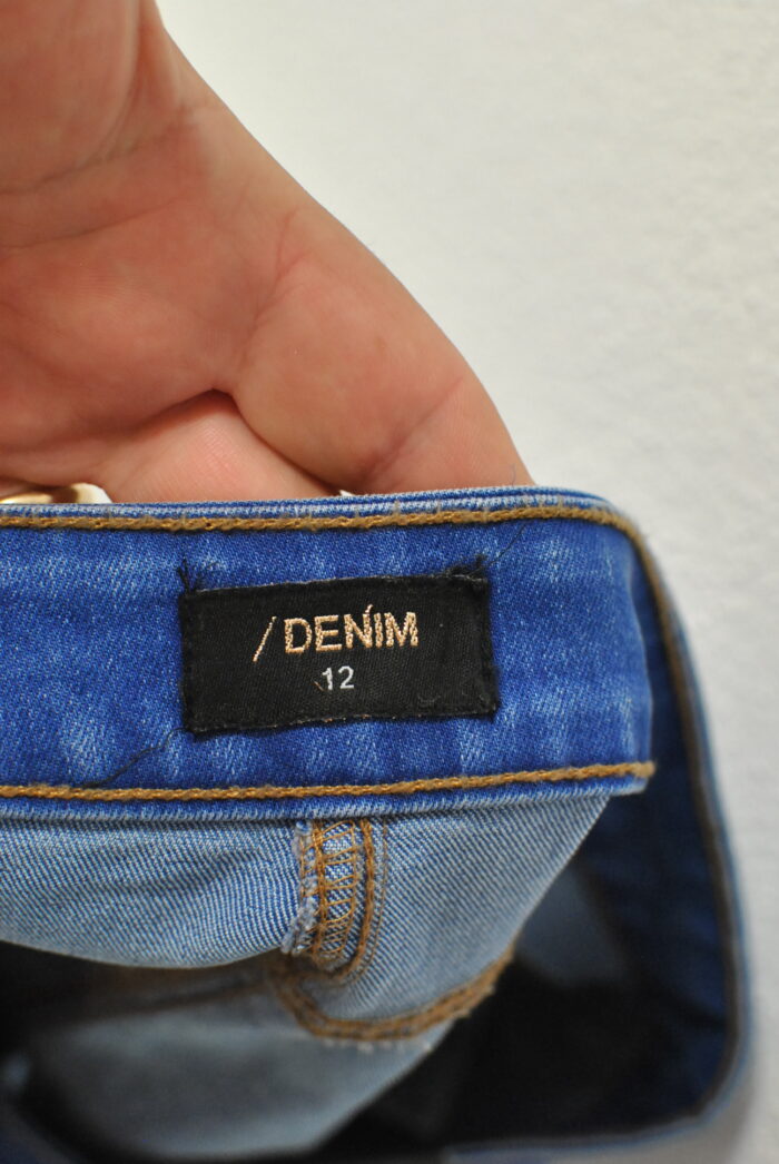 Papaya Denim pantalon scurt de blug elastic pentru femei marimea M/L - imagine 3