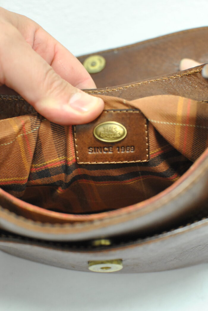 The Bridge geanta vintage de piele model mesager - imagine 12