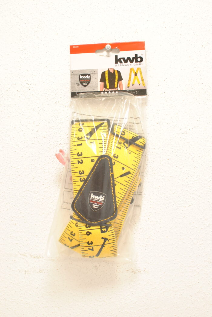 Bretele profesionale KWB Work Wear (hozentroger), panza elastica extra-puternica, cu model-centimetru , 100 x 5,1 cm - imagine 1