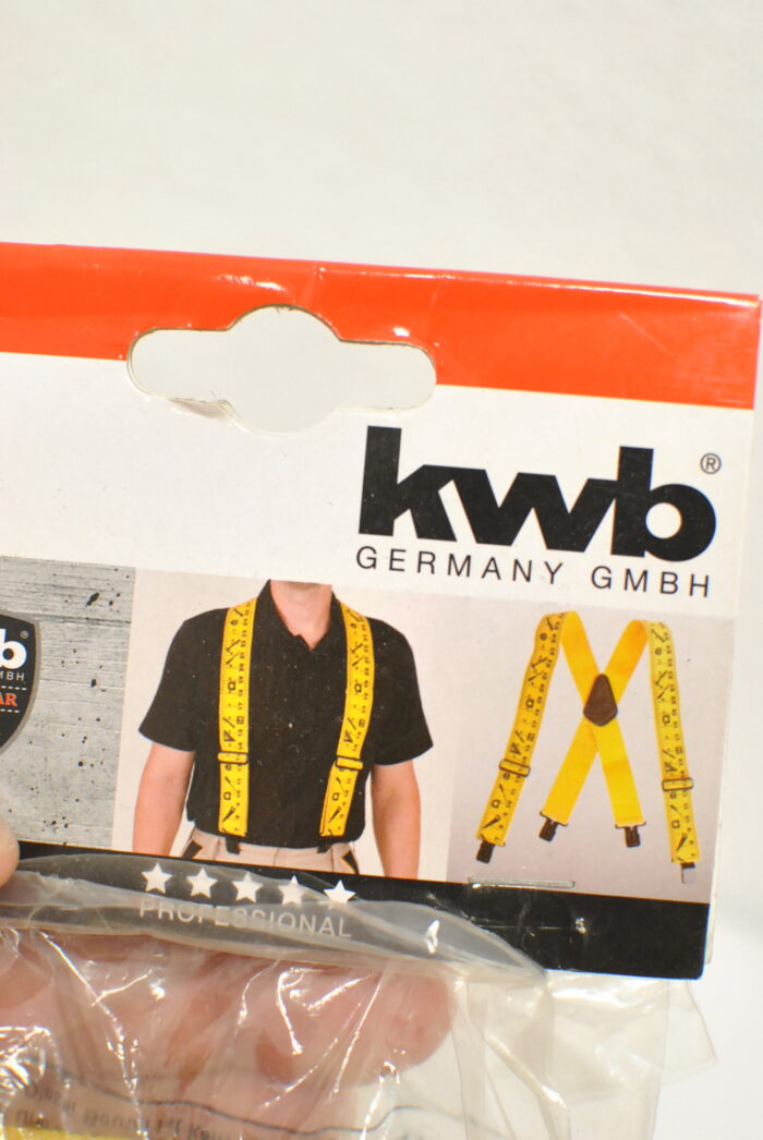 Bretele profesionale KWB Work Wear (hozentroger), panza elastica extra-puternica, cu model-centimetru , 100 x 5,1 cm - imagine 2