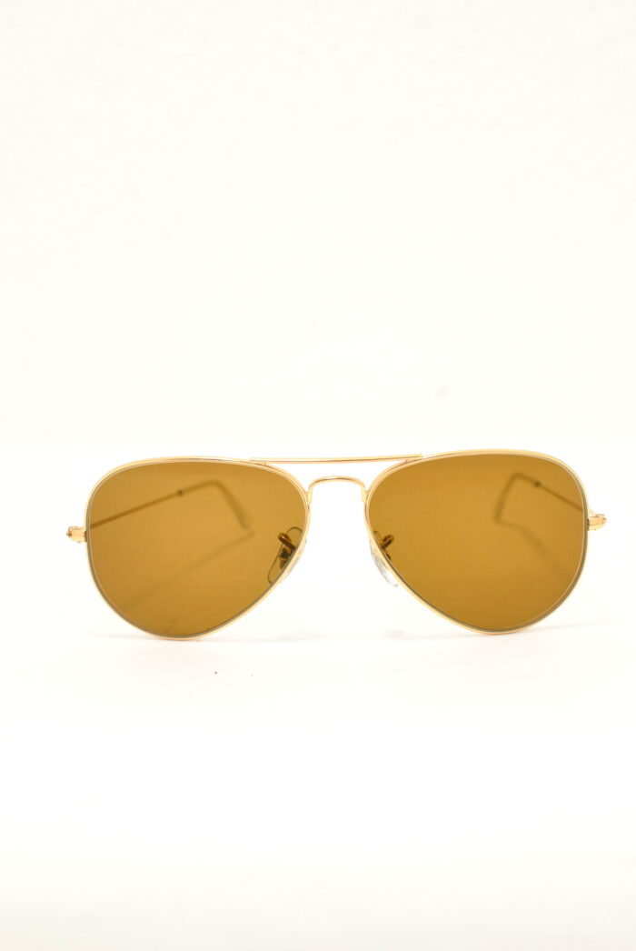 Ray-Ban aviator gold rame metalice de ochelari , model unisex - imagine 4