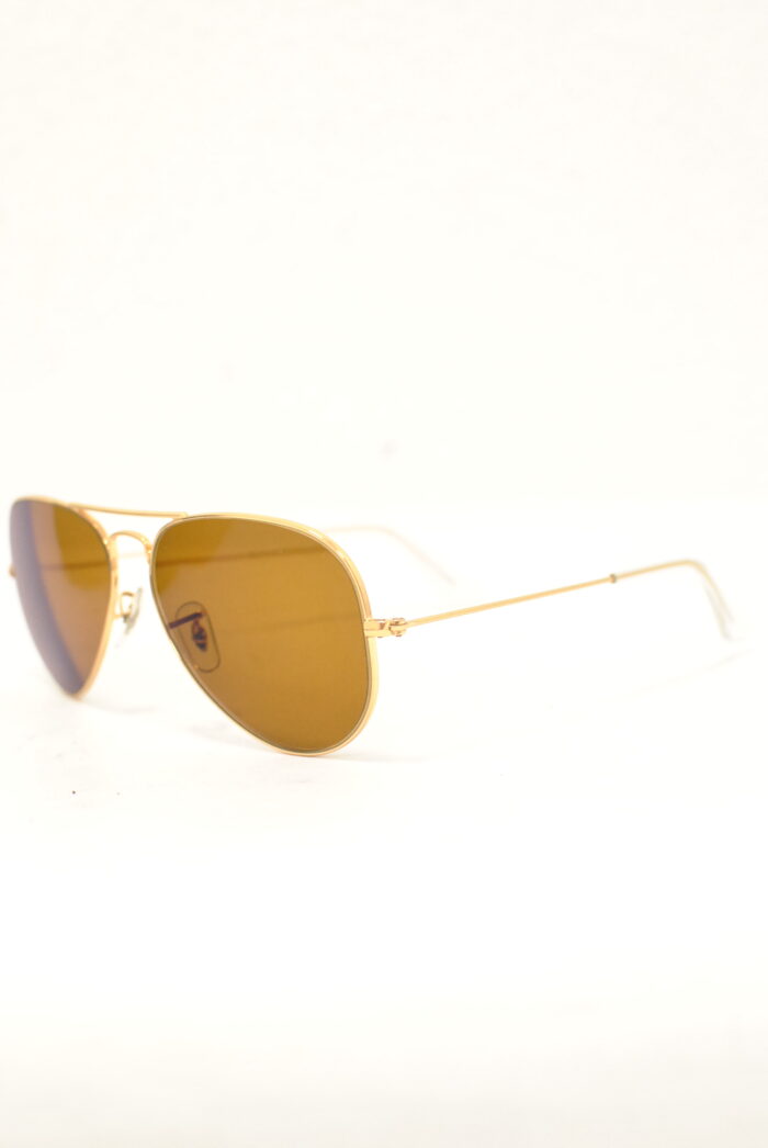 Ray-Ban aviator gold rame metalice de ochelari , model unisex - imagine 2
