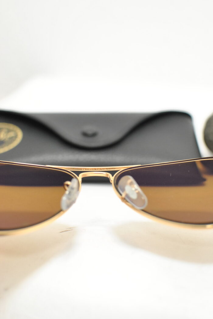 Ray-Ban aviator gold rame metalice de ochelari , model unisex - imagine 7