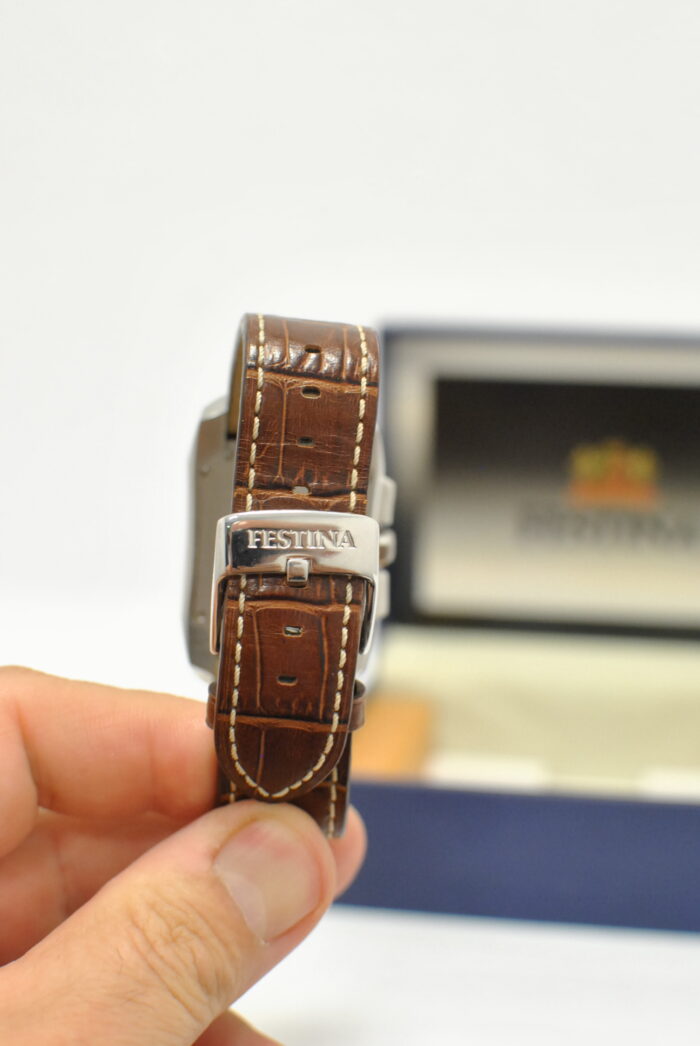 Festina ceas de mana , curea de piele , model unisex - imagine 9