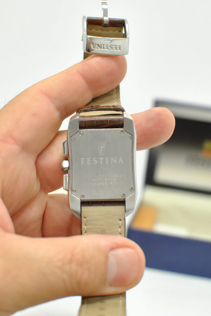 Festina ceas de mana , curea de piele , model unisex - imagine 10