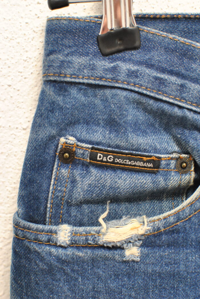 D + G  blugi vintage , rupti de barbati , editie 2005 , marimea 34 - imagine 3
