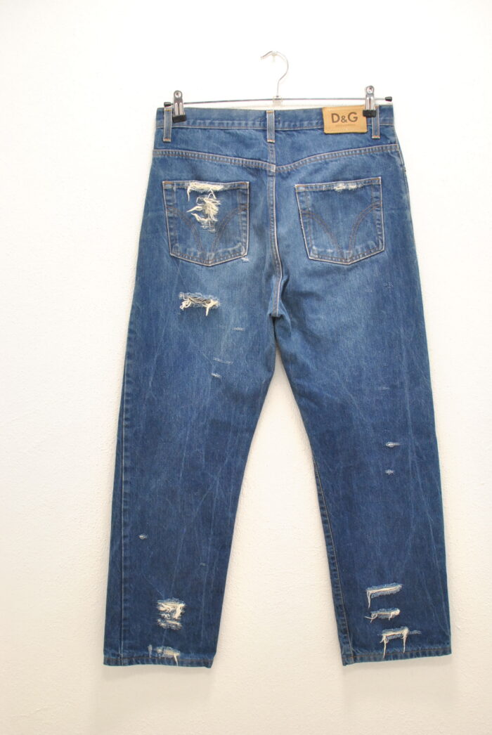 D + G  blugi vintage , rupti de barbati , editie 2005 , marimea 34 - imagine 6