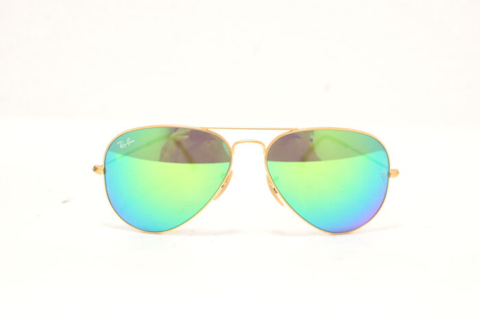Ray-Ban ochelari de soare aviator pentru barbati , rama metalica aurita - imagine 7