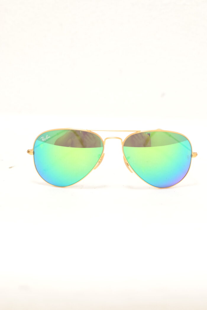 Ray-Ban ochelari de soare aviator pentru barbati , rama metalica aurita - imagine 9