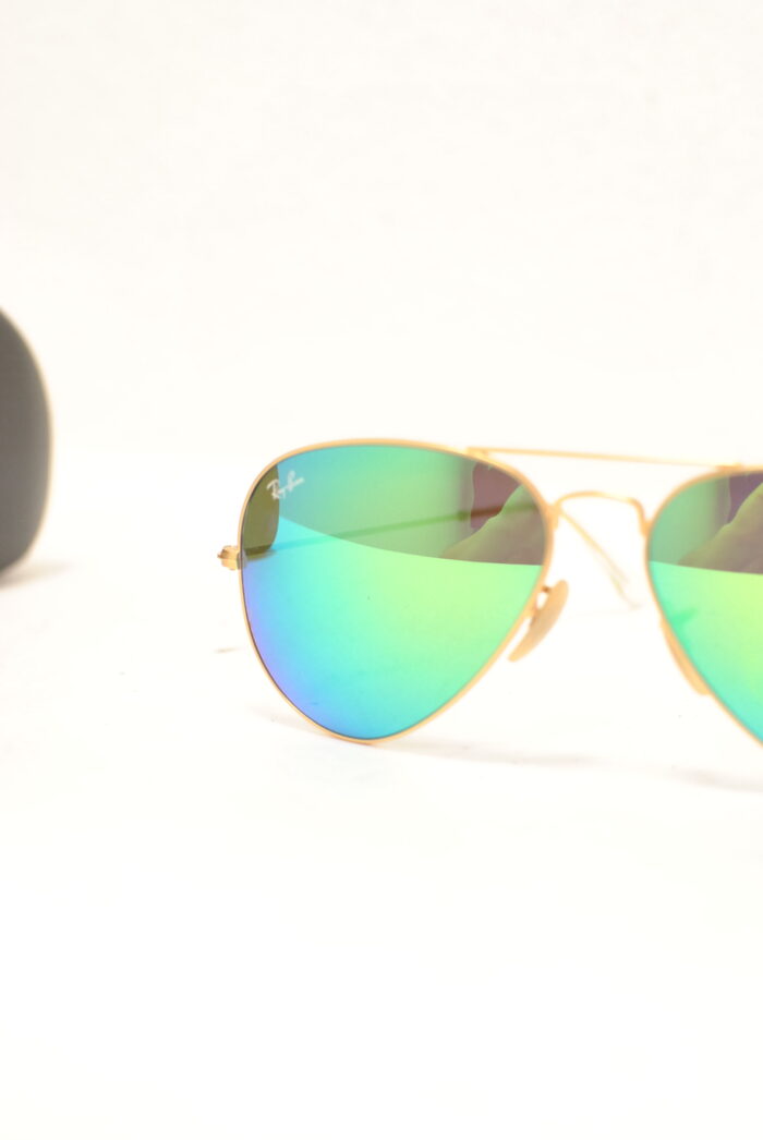 Ray-Ban ochelari de soare aviator pentru barbati , rama metalica aurita - imagine 10