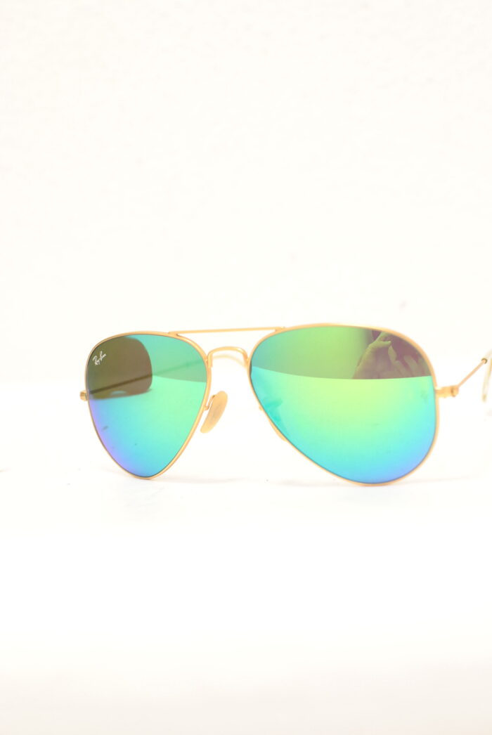 Ray-Ban ochelari de soare aviator pentru barbati , rama metalica aurita - imagine 12