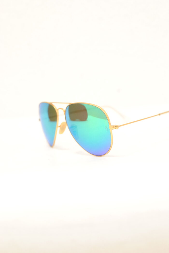 Ray-Ban ochelari de soare aviator pentru barbati , rama metalica aurita - imagine 13