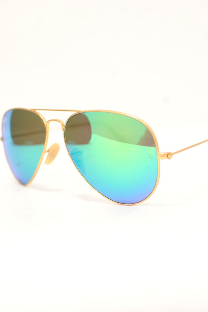 Ray-Ban ochelari de soare aviator pentru barbati , rama metalica aurita - imagine 14