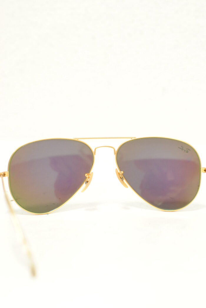 Ray-Ban ochelari de soare aviator pentru barbati , rama metalica aurita - imagine 15