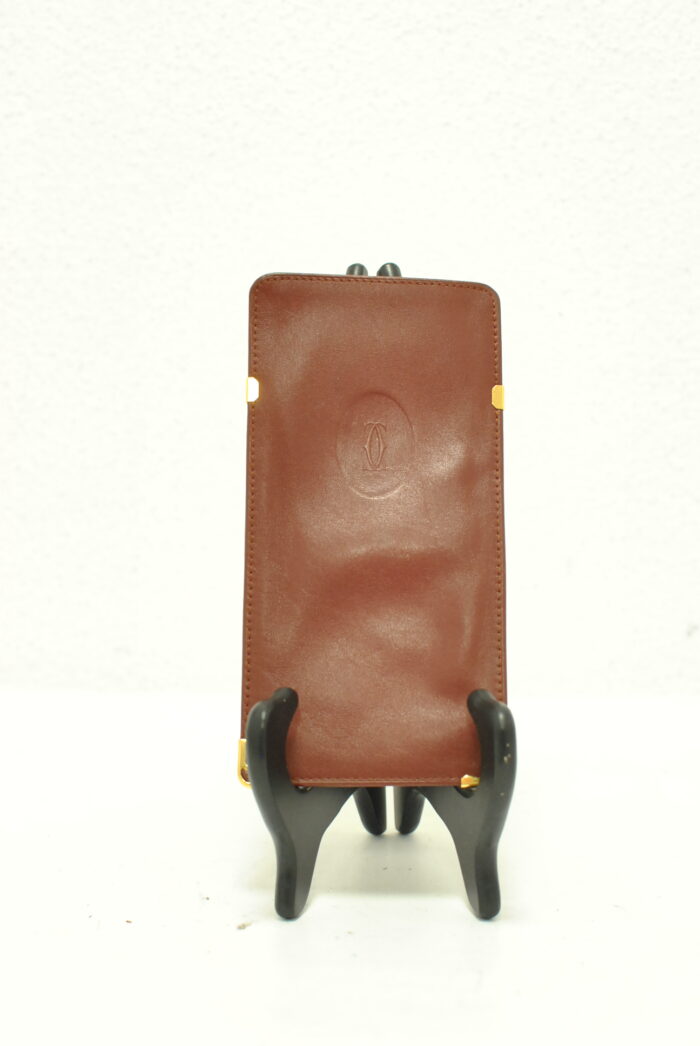 Cartier Paris husa vintage de piele pentru ochelari - imagine 1