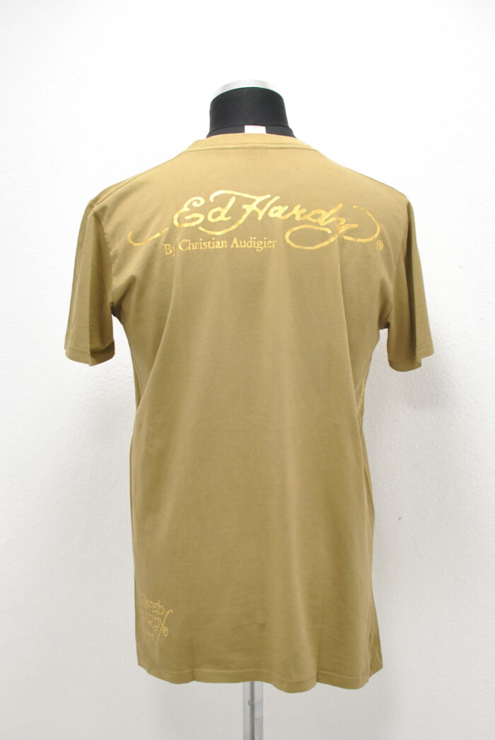 Ed Hardy tricou de bumbac elastic , pentru barbati marimea L - imagine 4