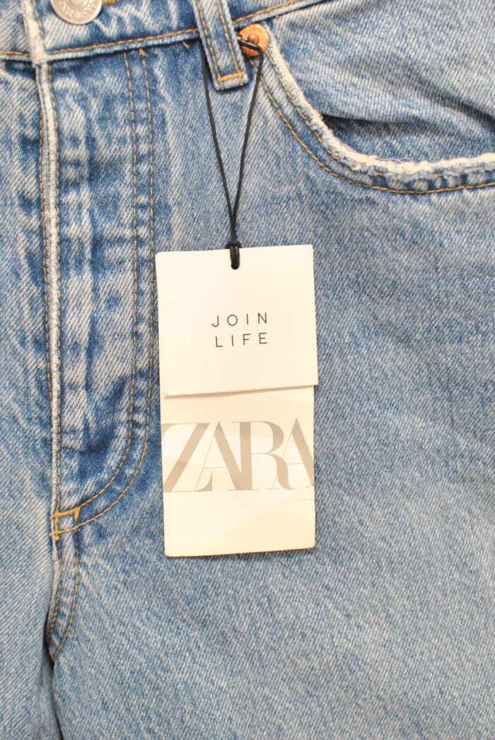 Zara pantalon scurt de blugi pentru femei marimea 38 sau M - imagine 2