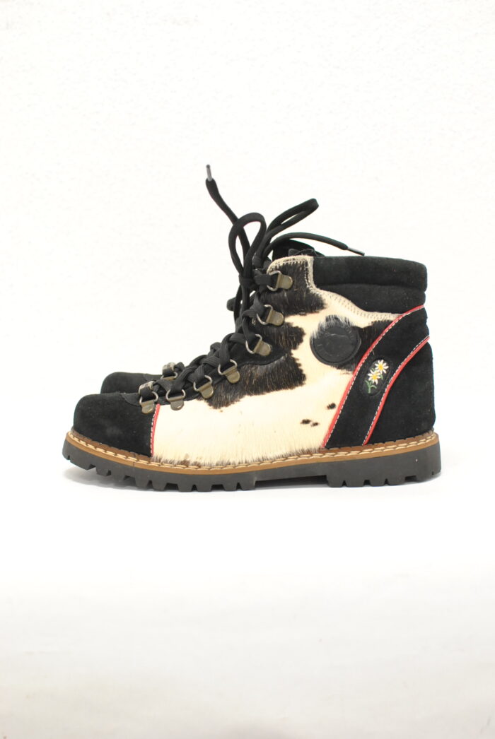 Michel Jordi ghete vintage de piele , pony , pentru femei marimea 36 - imagine 1