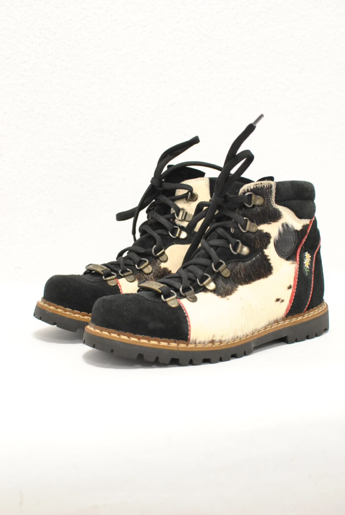 Michel Jordi ghete vintage de piele , pony , pentru femei marimea 36 - imagine 3