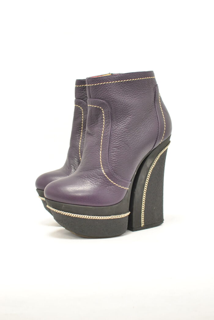 Gianmarco Lorenzi ghete de piele pentru femei marimea 36/37 sau 24 cm - imagine 4