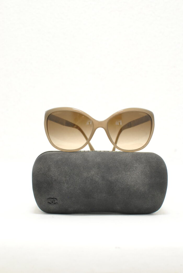 Chanel ochelari de soare , brate cu cristale Swarovski - imagine 1