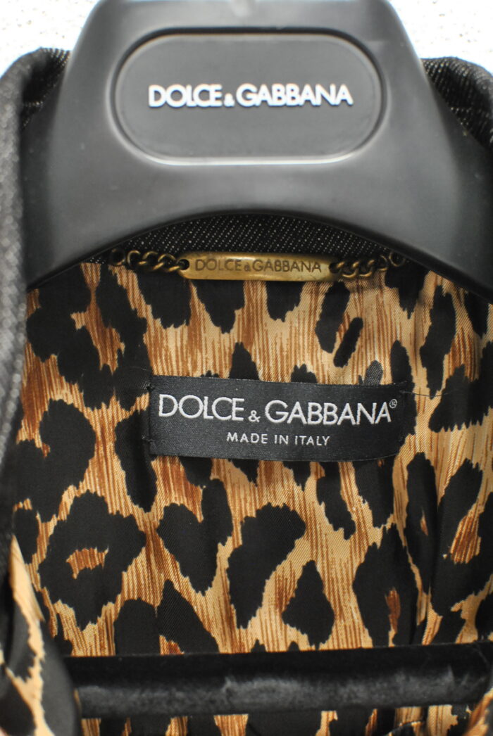 Dolce & Gabanna geaca vintage de blugi pentru femei , marimea S - imagine 4