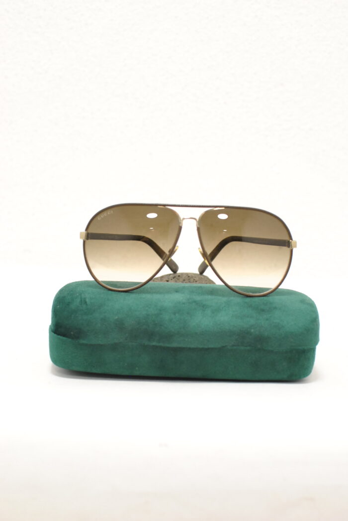Gucci GG 2887/S ochelari de soare pentru barbati , model aviator - imagine 1