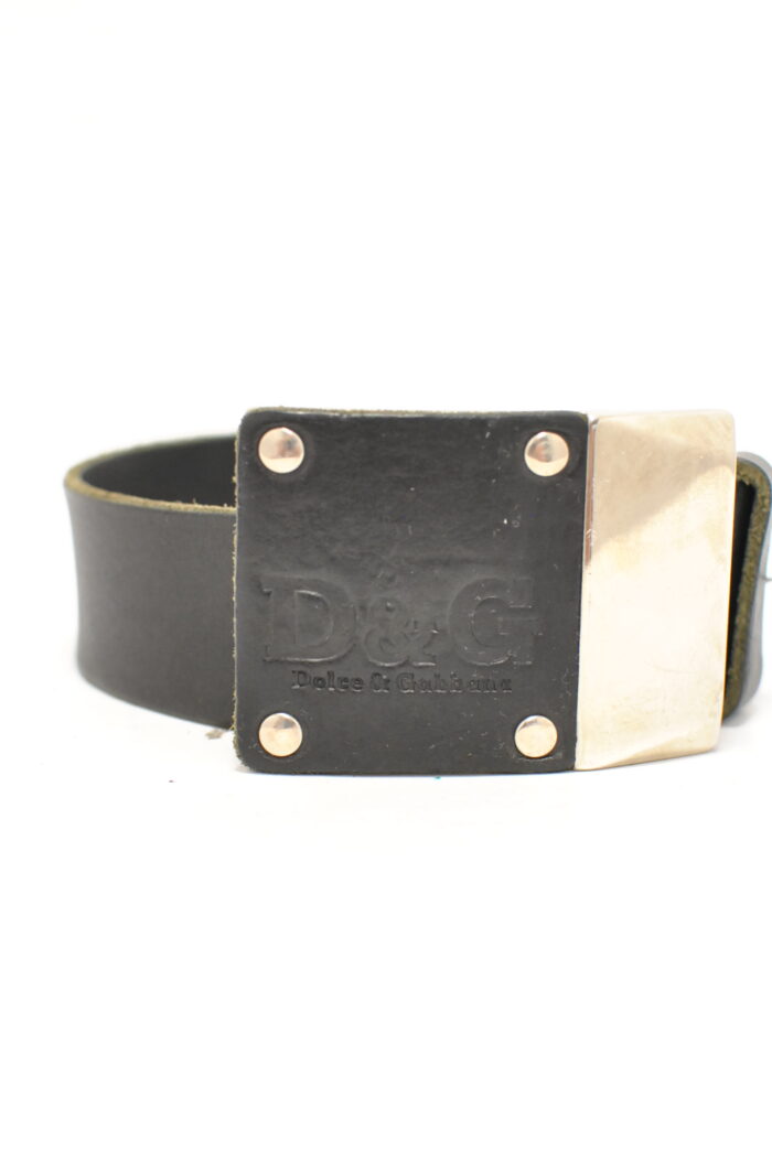 D&G curea vintage de piele model unisex - imagine 3