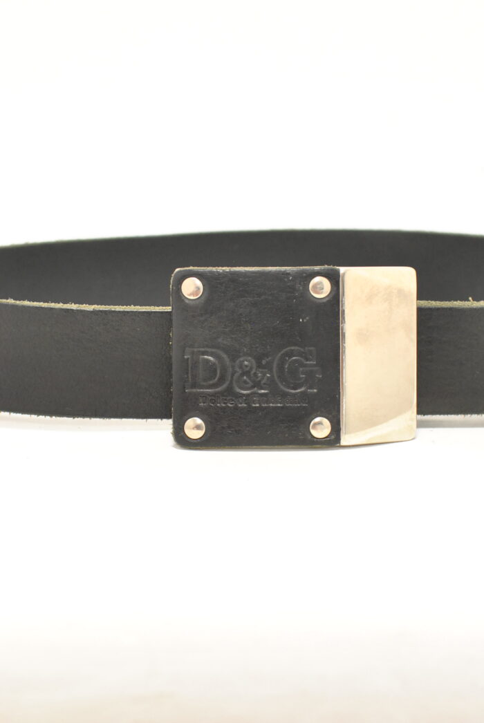D&G curea vintage de piele model unisex - imagine 5
