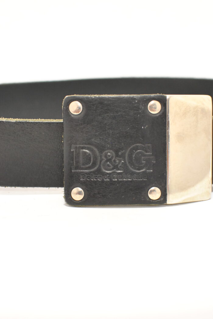 D&G curea vintage de piele model unisex - imagine 6