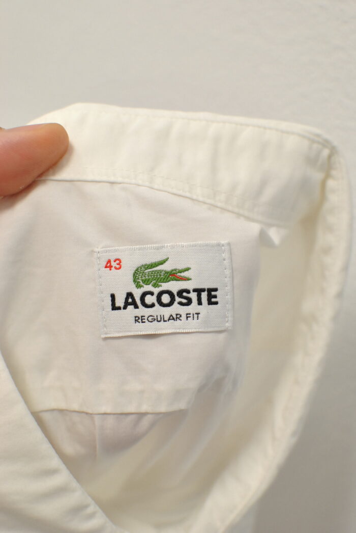 Lacoste camasa vintage de bumbac , pentru barbati , marimea 43 sau XL - imagine 5