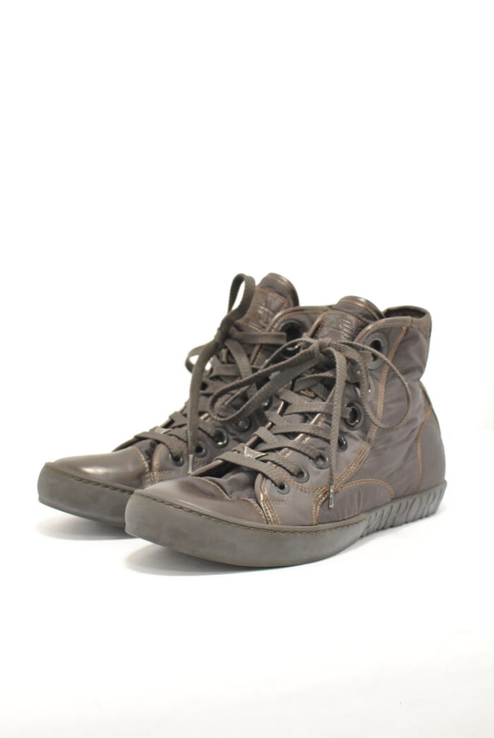Emporio Armani bascheti de piele + textil model unisex marimea 40 - imagine 5