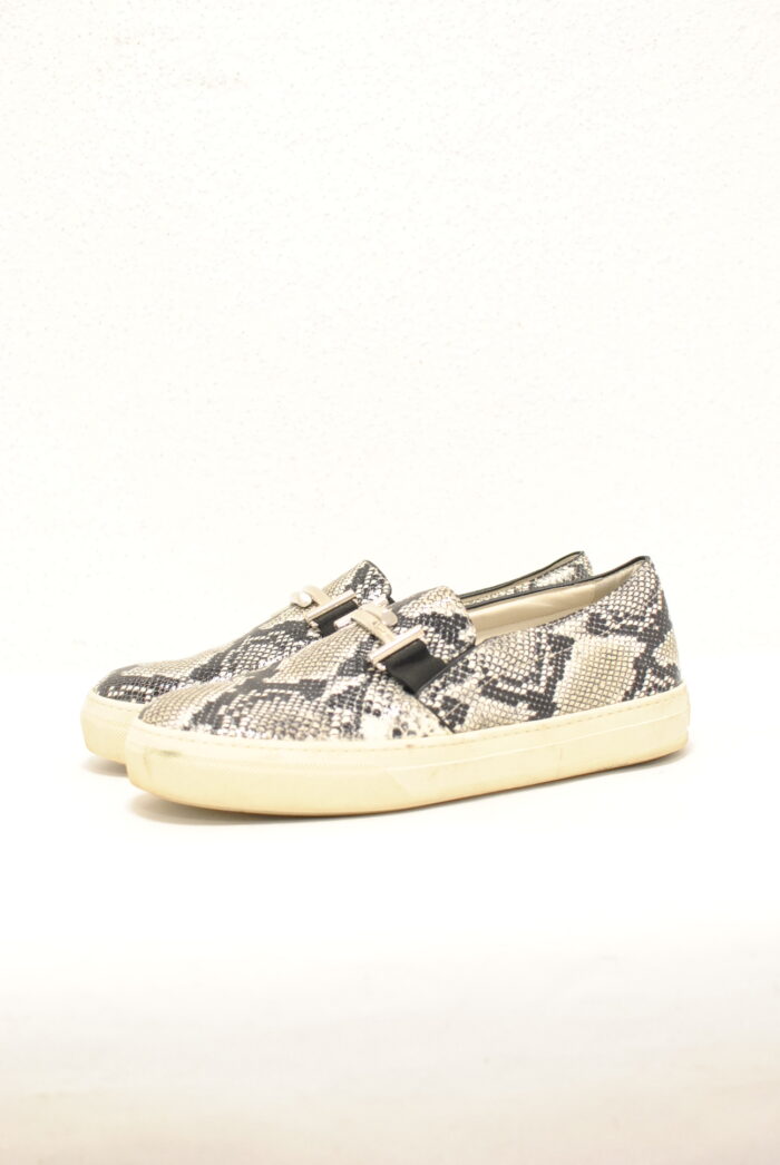 Tod's incaltaminte de piele snake print , pentru femei marimea 37 - imagine 5