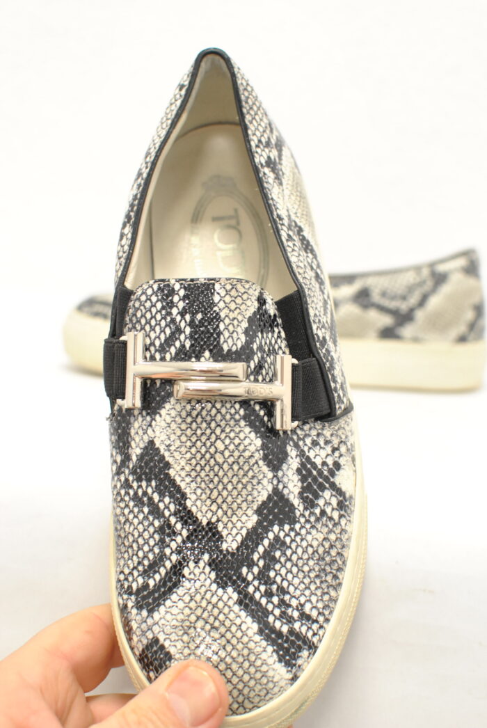 Tod's incaltaminte de piele snake print , pentru femei marimea 37 - imagine 3