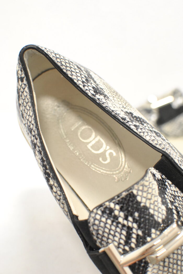 Tod's incaltaminte de piele snake print , pentru femei marimea 37 - imagine 2