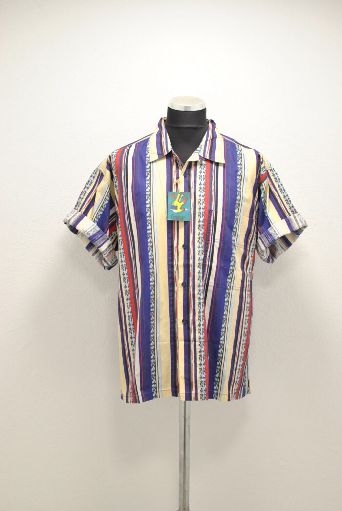 Avanti camasa vintage de bumbac cu imprimeu urban marimea L/XL - imagine 1