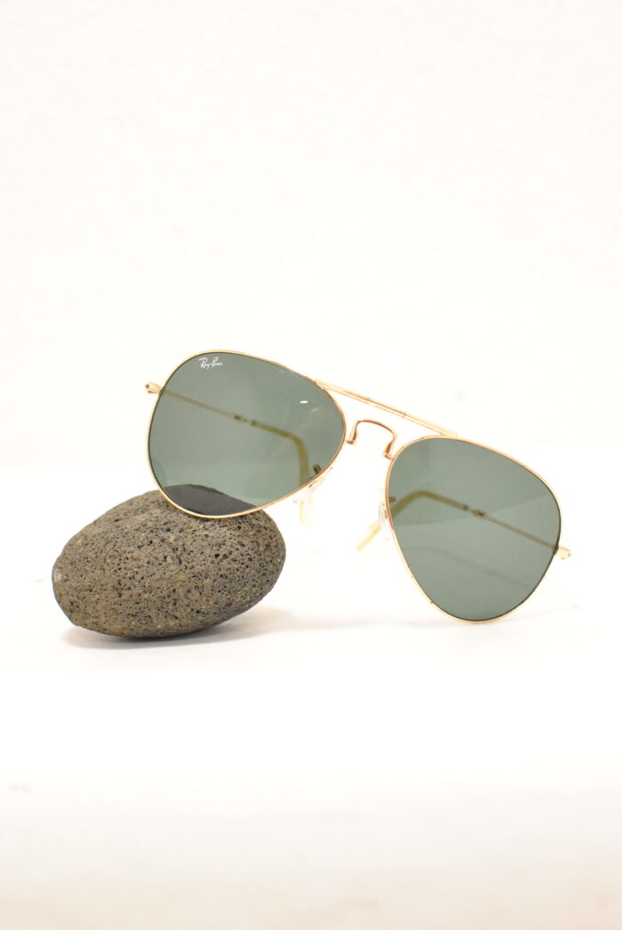 Ray-Ban Aviator Foldable (plianti) , gold , model unisex - imagine 3