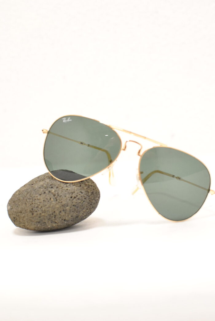 Ray-Ban Aviator Foldable (plianti) , gold , model unisex - imagine 4