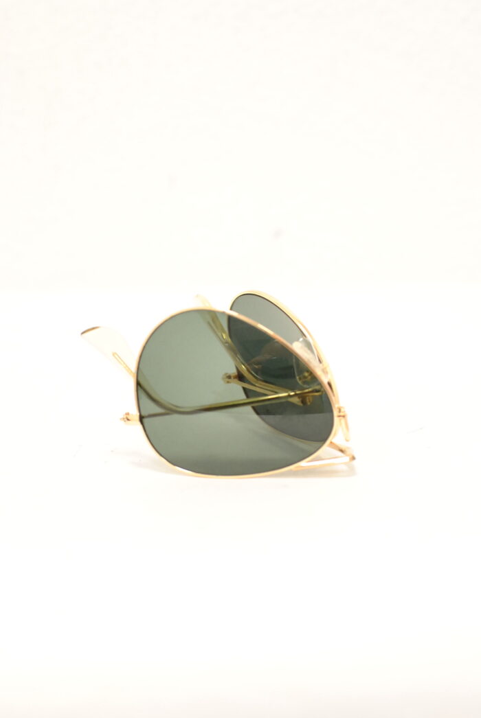 Ray-Ban Aviator Foldable (plianti) , gold , model unisex - imagine 2