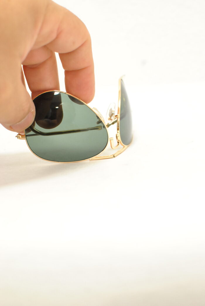 Ray-Ban Aviator Foldable (plianti) , gold , model unisex - imagine 7